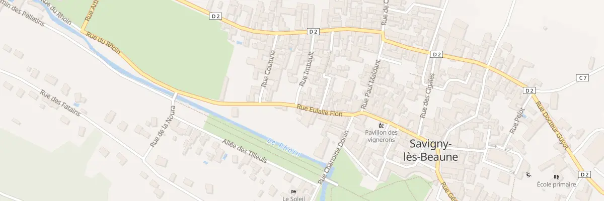 Plan du 12 Rue Eulalie Fion à Savigny-lès-Beaune