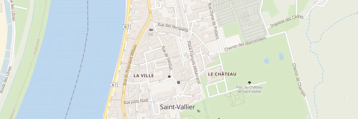 Plan du 14 Pl du Mezel à Saint-Vallier