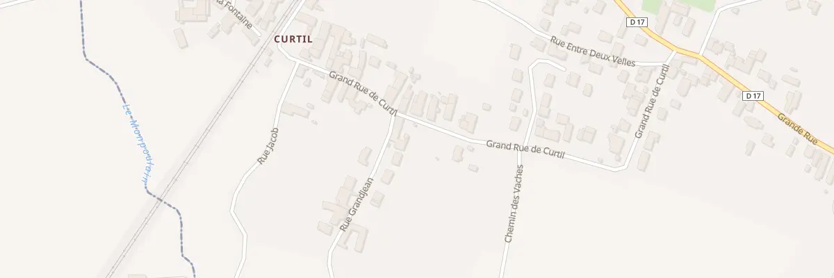 Plan du 11 Gr Grande Rue de Curtil à Bligny-lès-Beaune