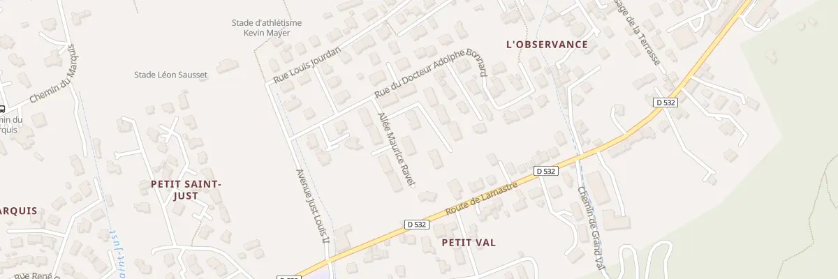 Plan du 13 All André Malraux à Tournon-sur-Rhône