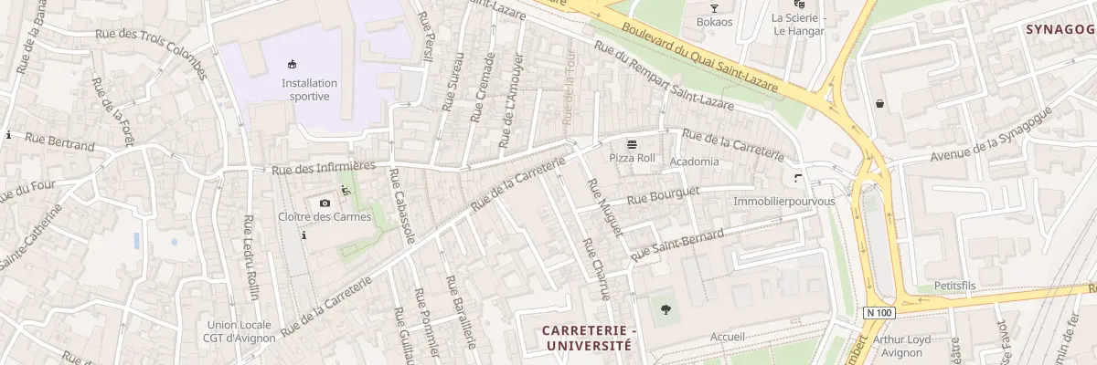 Plan du 112 Rue Carreterie à Avignon