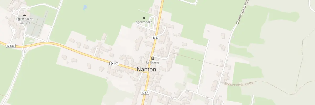 Plan du 14 Rue Saint Antoine à Nanton