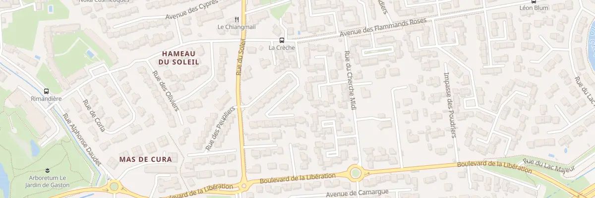 Plan du 1 Rue du Bosquet à Saint-Martin-de-Crau