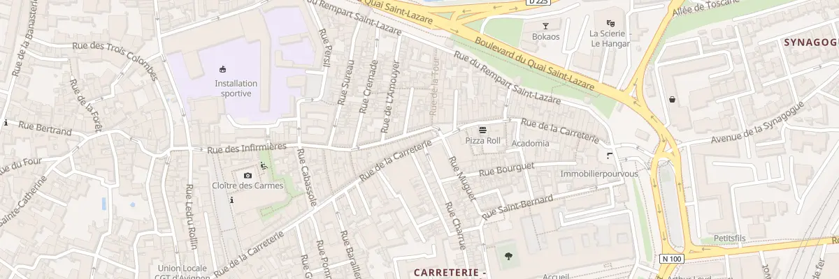 Plan du 117 Rue Carreterie à Avignon
