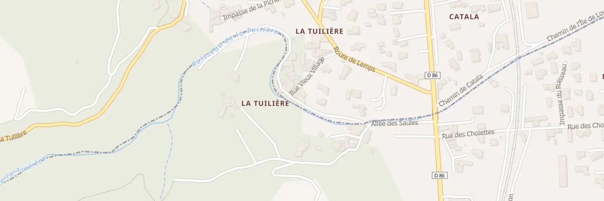 Plan du 123 Vieux Village à Lemps