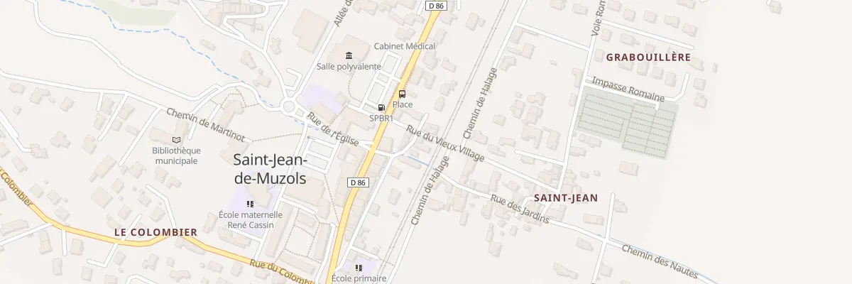 Plan du 6 Rue du Chateau à Saint-Jean-de-Muzols