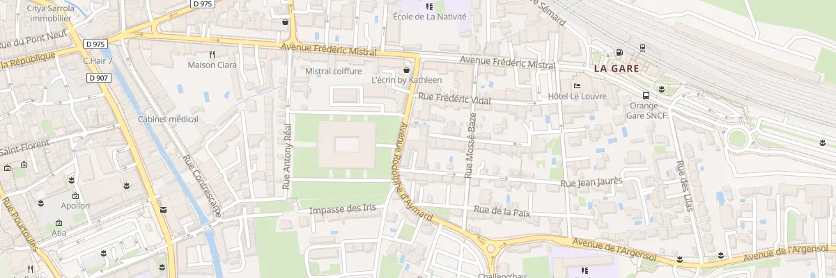 Plan du 105 Av Rodolphe d’Aymard à Orange