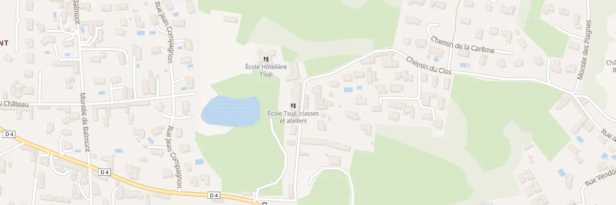 Plan du 204T Che du Clos à Reyrieux