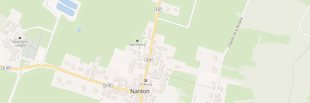 Plan du 12 Imp Claude Laborier à Nanton
