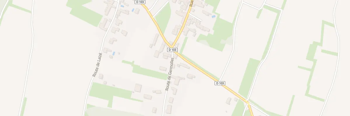 Plan du 37 Rte de Germolles à Clessé