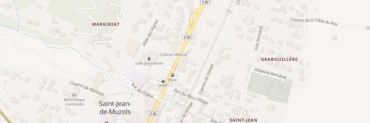 Plan du 15 Rue Centrale à Saint-Jean-de-Muzols