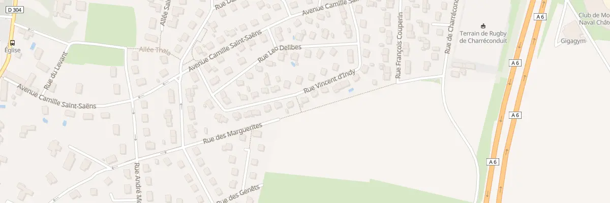 Plan du 21 Rue Vincent d’Indy à Châtenoy-le-Royal