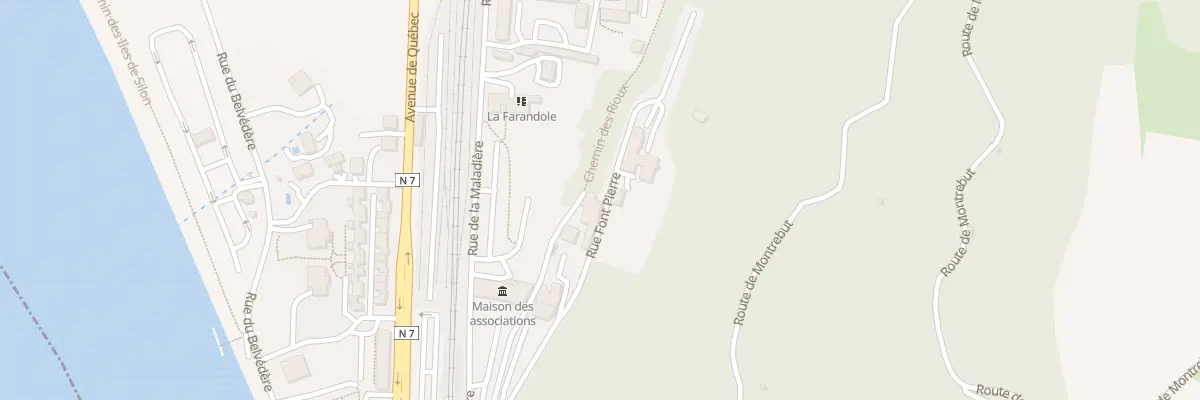 Plan du 9002 Font Pierrou à Saint-Vallier