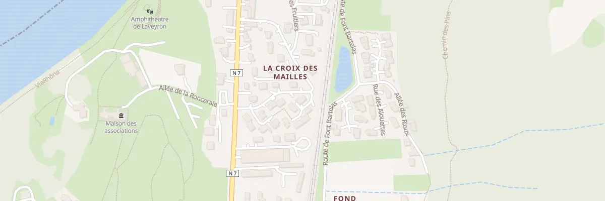 Plan du 24 Imp du Verger à Laveyron