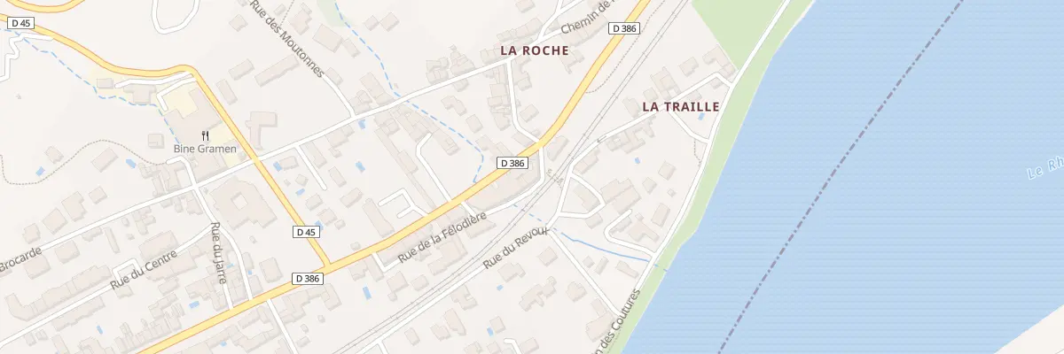 Plan du 20 Rue de la Félodière à Ampuis
