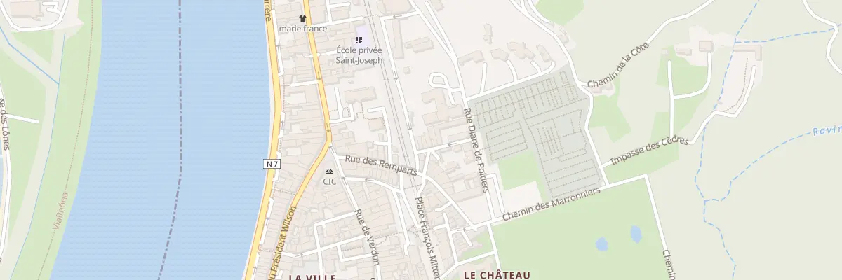 Plan du 1 Rue de Morabas à Saint-Vallier