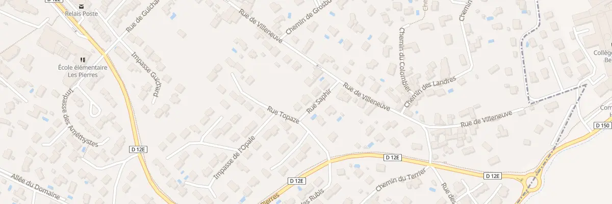 Plan du 129 Rue Saphir à Ternay