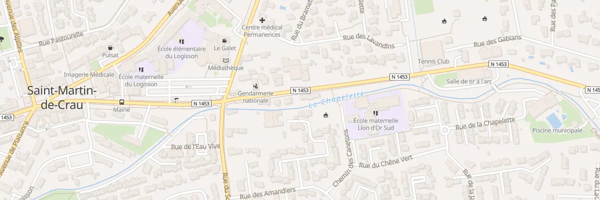 Plan du 8 Av Nostradamus à Saint-Martin-de-Crau