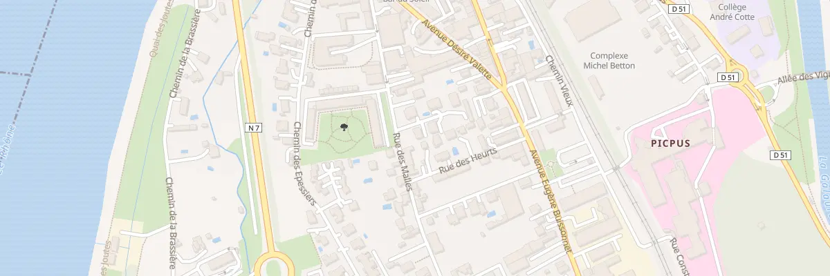 Plan du 17 Rue des Malles à Saint-Vallier