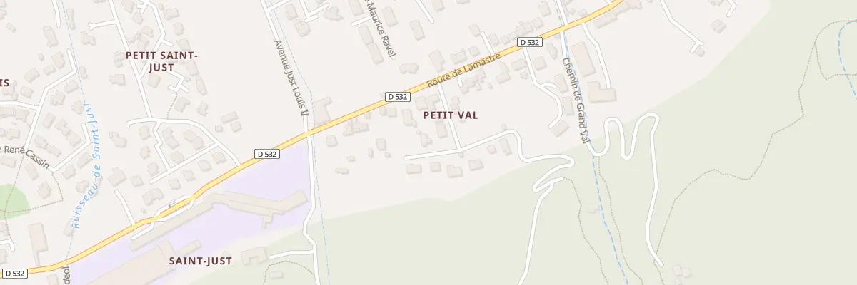 Plan du 51B Rte de Lamastre à Tournon-sur-Rhône