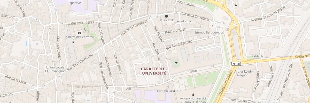 Plan du 16 Rue Charrue à Avignon