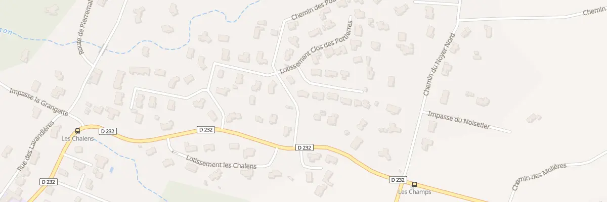 Plan du 26 Che des Potieres à Saint-Georges-les-Bains