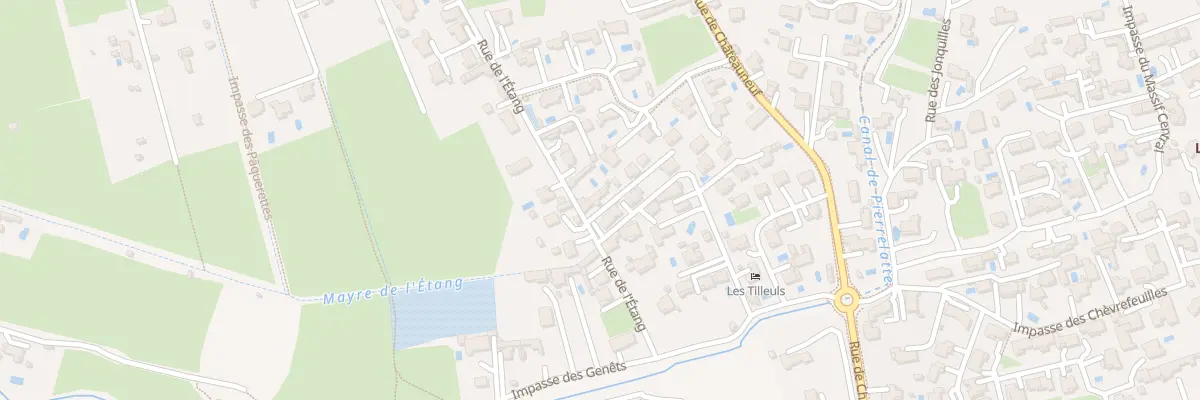 Plan du 575 Rue de l’Étang à Orange