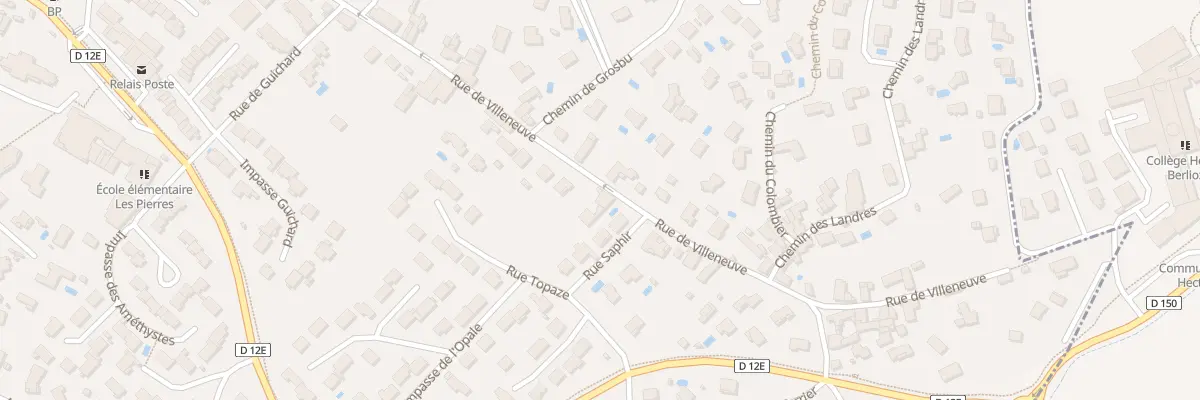 Plan du 45 Rue de Villeneuve à Saint-Laurent-de-Mure