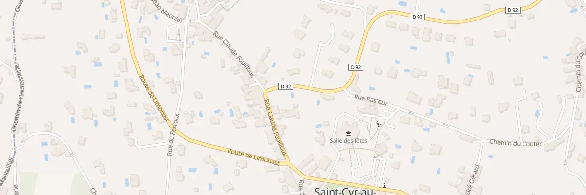Plan du 2 Rte du Mont Cindre à Saint-Cyr-au-Mont-d’Or
