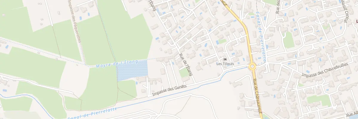Plan du 616 Rue de l’Étang à Orange