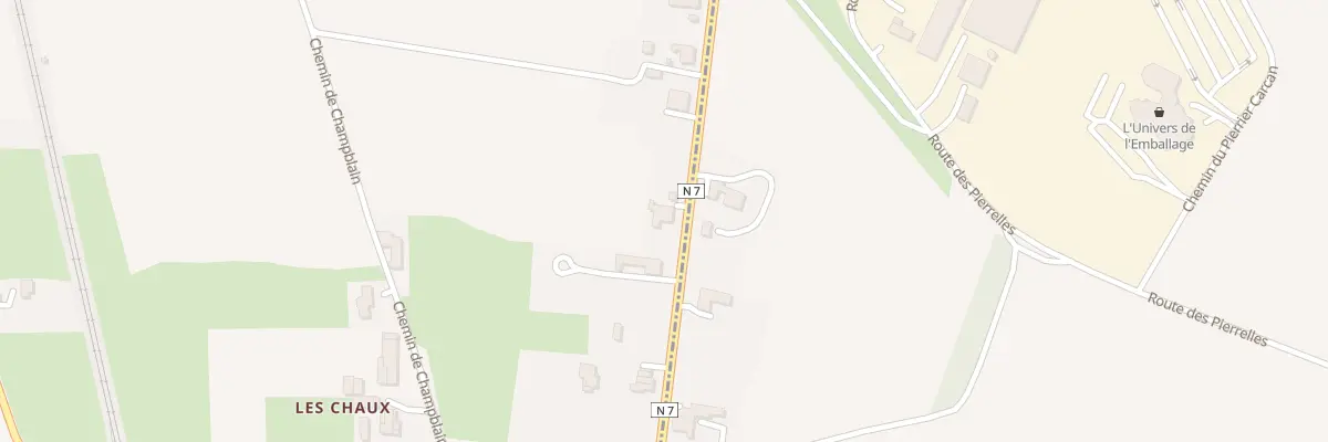 Plan du 1297 Av de Champblain à Laveyron