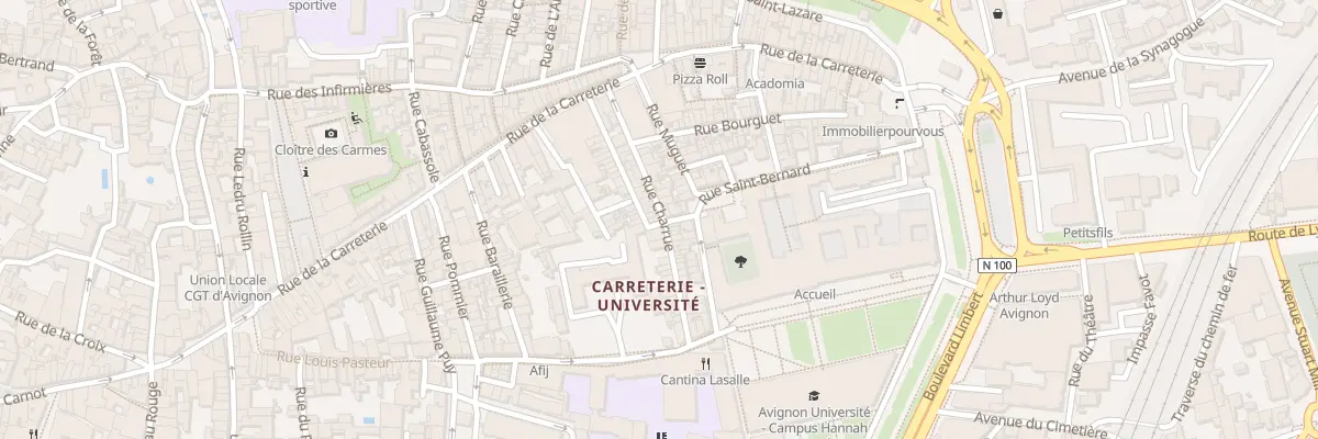 Plan du 18 Rue Charrue à Avignon