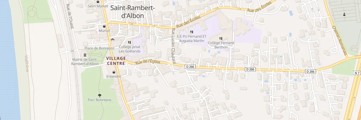 Plan du 1 Rue Jules Vedrines à Saint-Rambert-d’Albon
