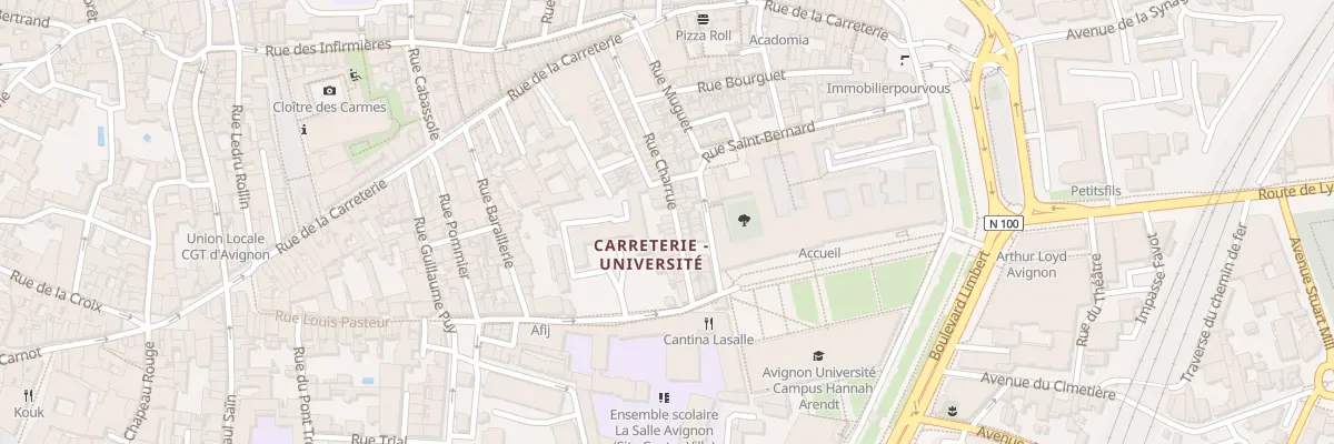 Plan du 22B Rue Charrue à Avignon