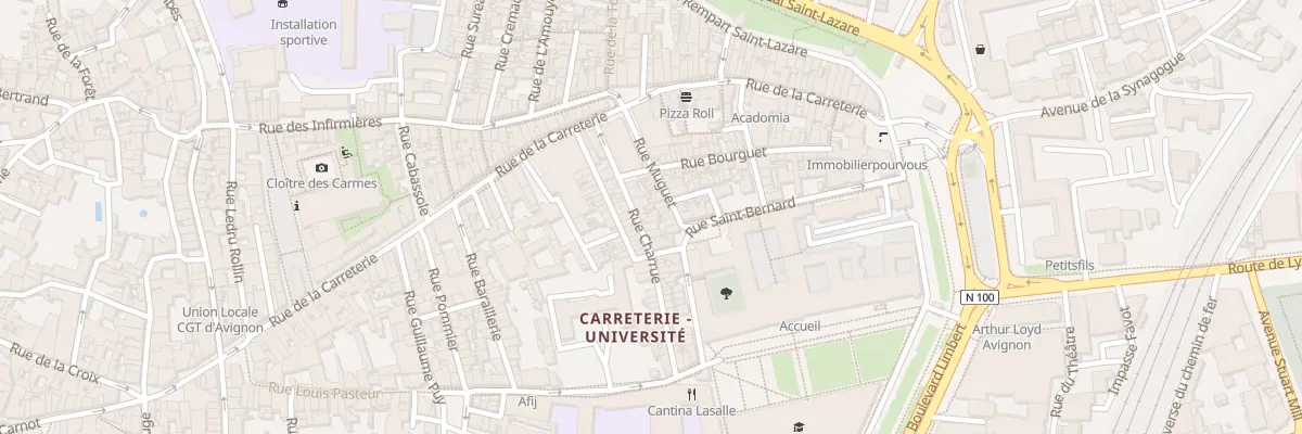 Plan du 11B Rue Charrue à Avignon
