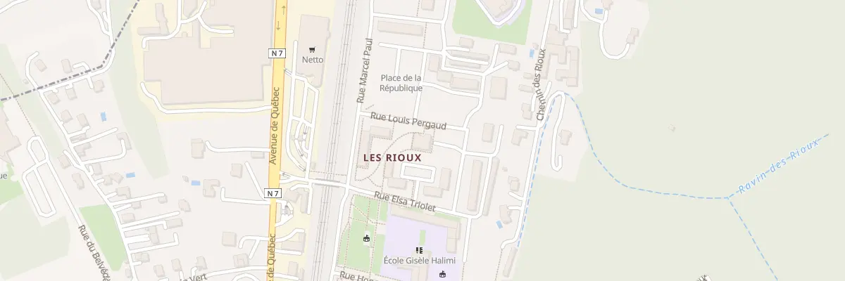 Plan du 9001 Imm Les Erables à Saint-Vallier
