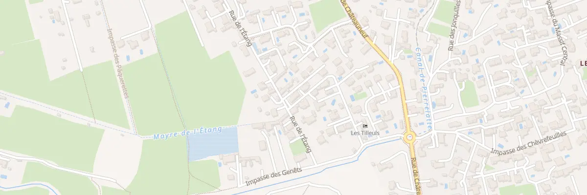Plan du 9030 Rue de l’Étang à Orange
