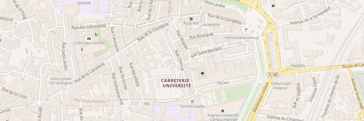 Plan du 17 Rue Luchet à Avignon