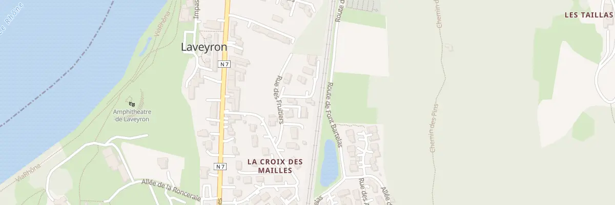 Plan du 46 Imp des Poiriers à Laveyron