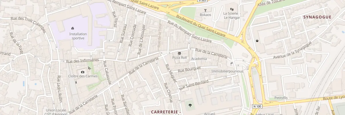 Plan du 126 Rue Carreterie à Avignon
