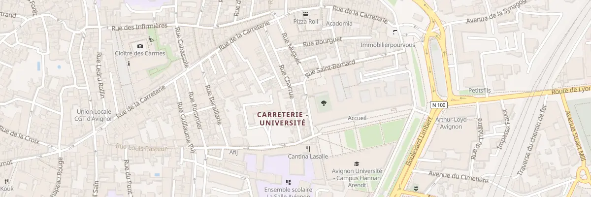 Plan du 21 Rue Charrue à Avignon