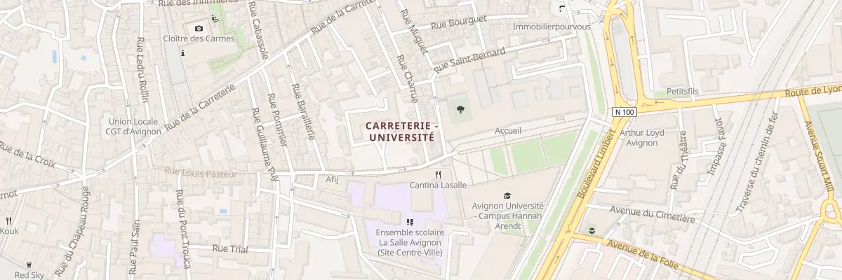 Plan du 34 Rue Charrue à Avignon