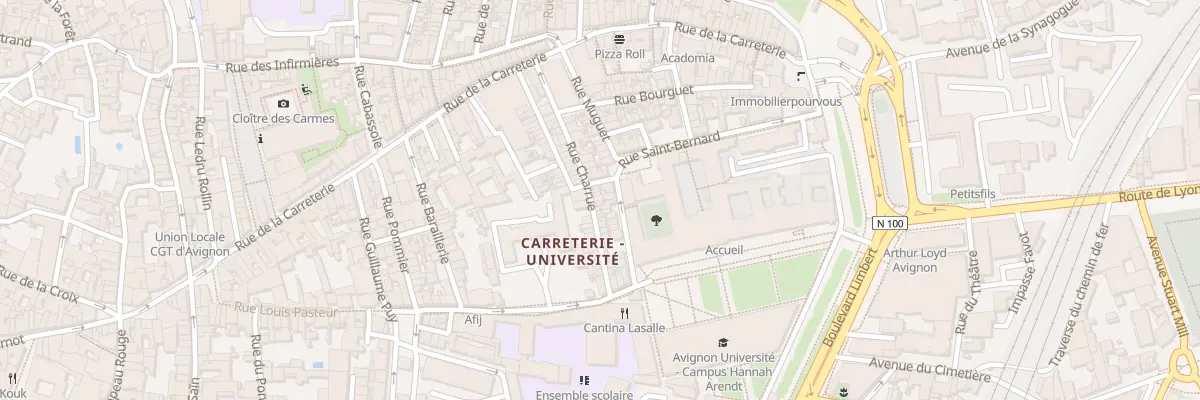 Plan du 17T Rue Charrue à Avignon