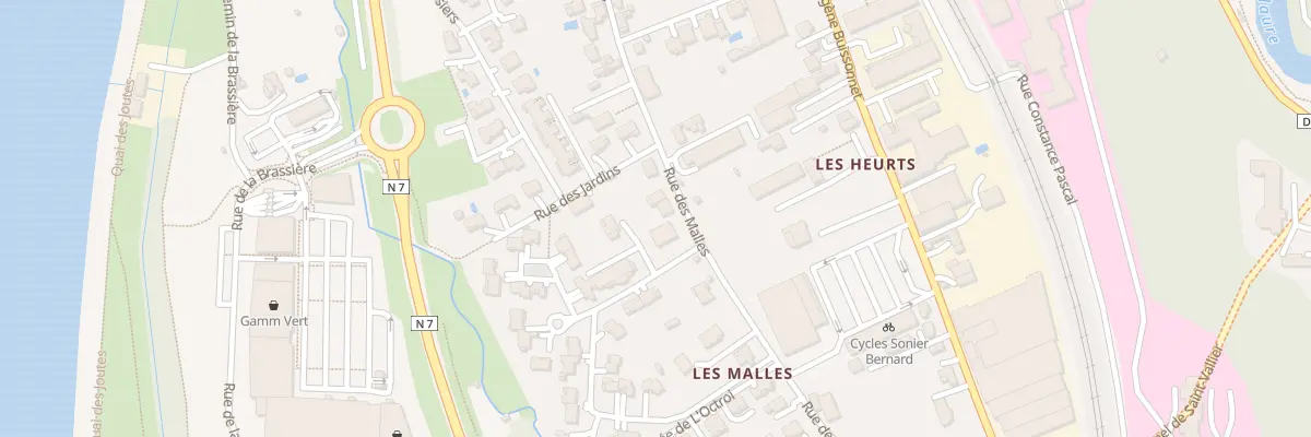 Plan du 36 Rue des Malles à Saint-Vallier