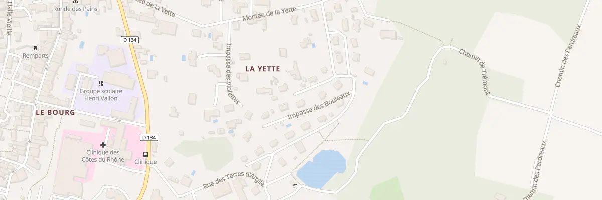 Plan du 4 Imp des Bouleaux à Roussillon
