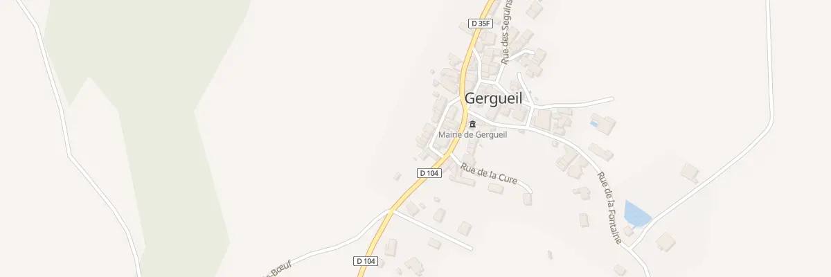 Plan du 10 Rue Serrée à Gergueil