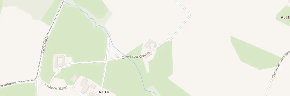 Plan du 590 Che des Creuses à Peyzieux-sur-Saône