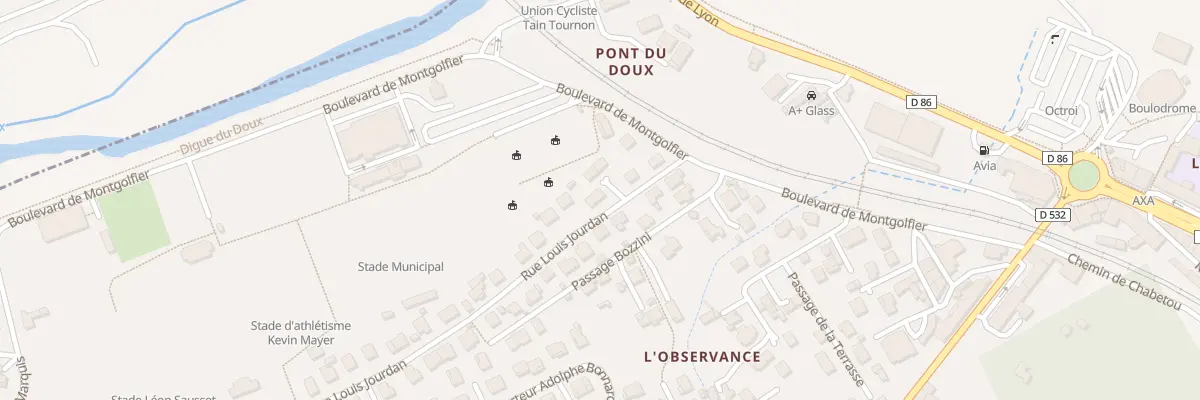 Plan du 10 Rue Louis Jourdan à Tournon-sur-Rhône