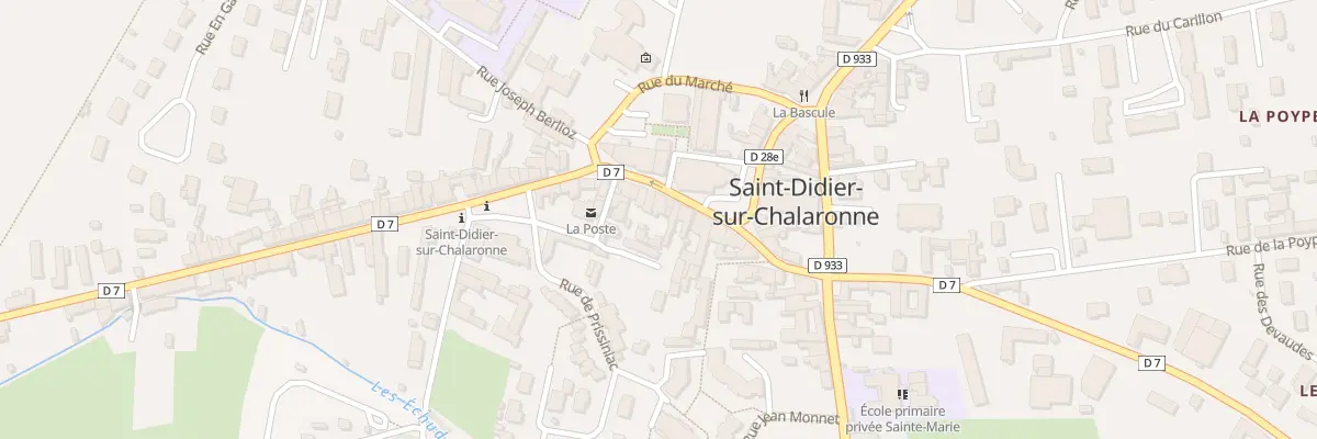 Plan du 98 Rue du Centre à Saint-Didier-sur-Chalaronne