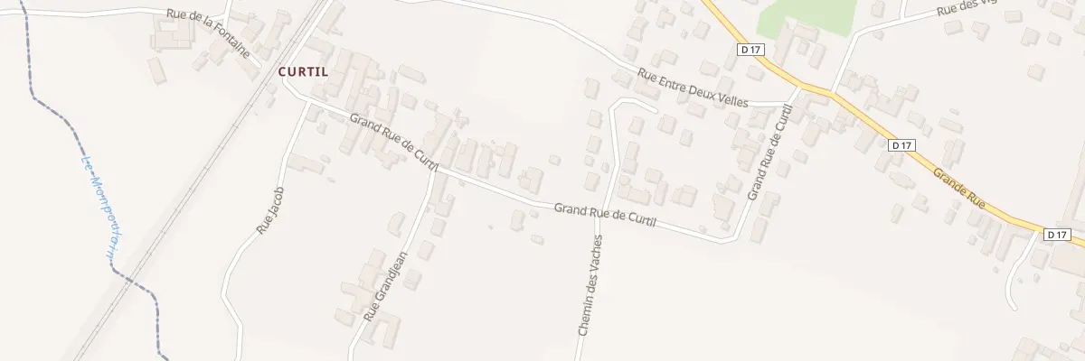Plan du 24 Gr Grande Rue de Curtil à Bligny-lès-Beaune